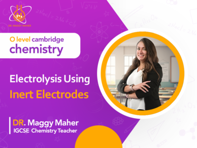 Electrolysis using inert electrodes p1