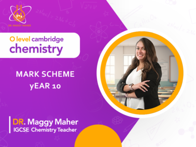 Year 10 – Mark scheme